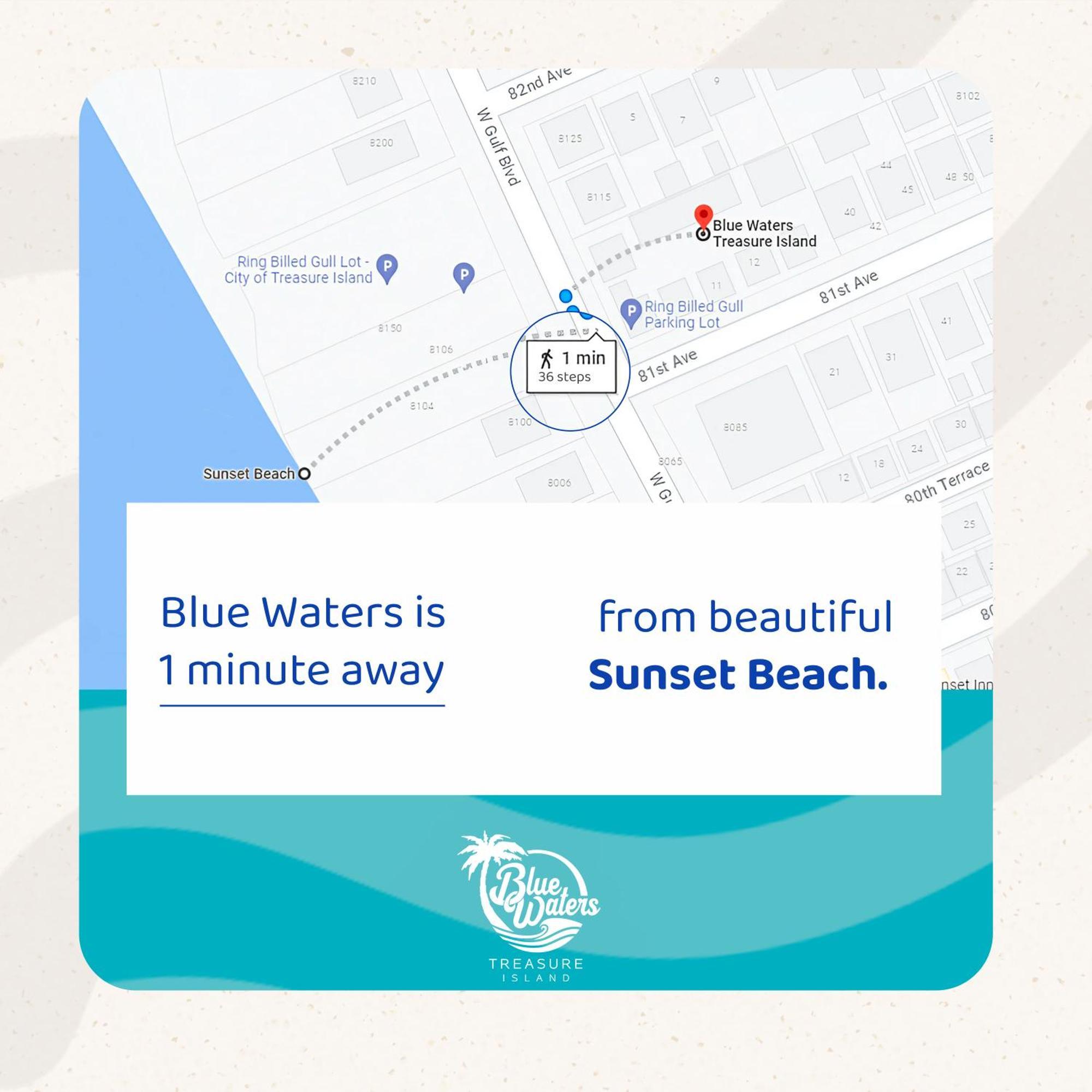 Blue Waters Treasure Island 호텔 외부 사진