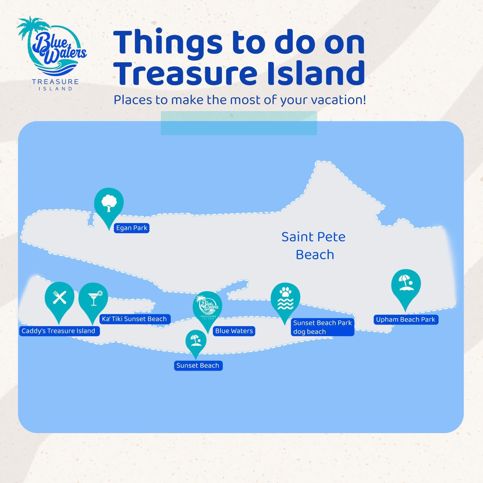 Blue Waters Treasure Island 호텔 외부 사진